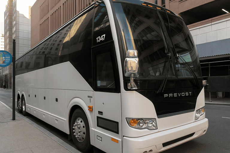 a New Rochelle Coach Bus Service coach bus