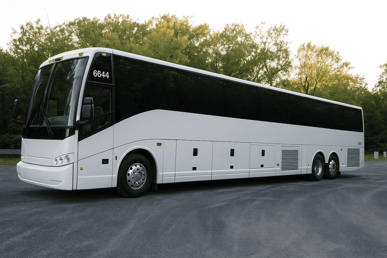 exterior of New Rochelle Coach Bus Service coach bus