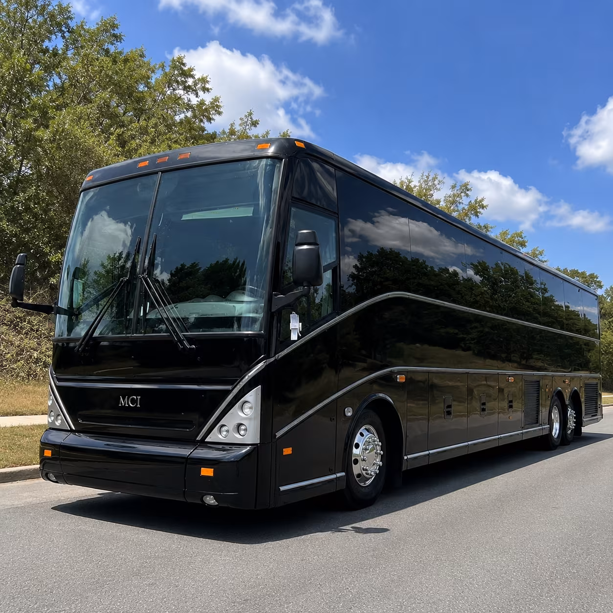 new rochelle charter bus rentals for corporate campus commutes
