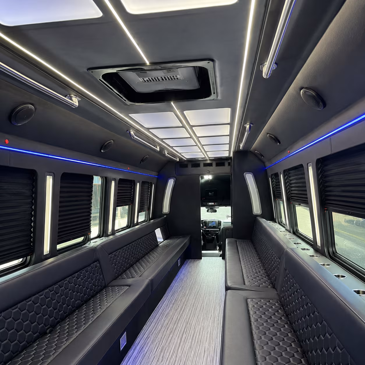 new rochelle party bus inside