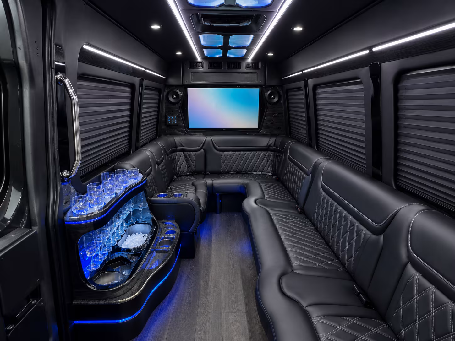 new rochelle sprinter limousine inside
